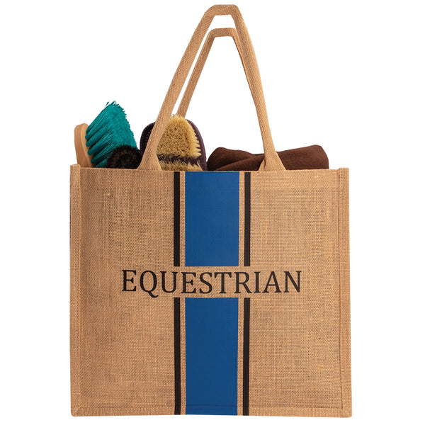 Country Pride Burlap Equestrian Tote